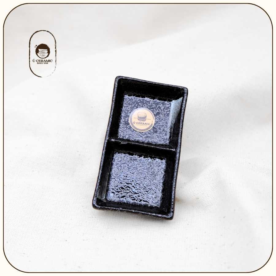 Chén Chấm 2 Ngăn