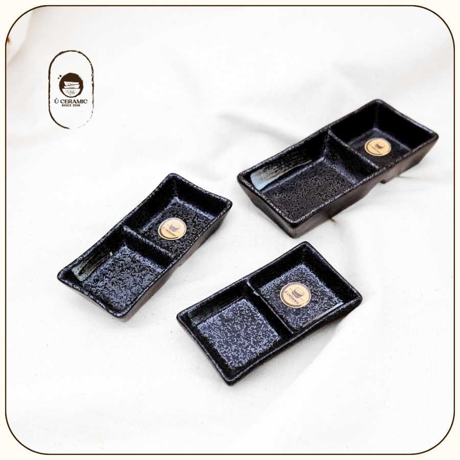 Chén Chấm 2 Ngăn