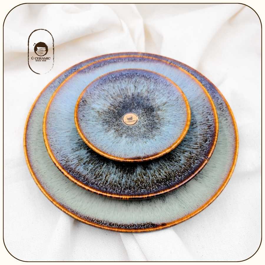 Dĩa Tròn Phẳng 14cm