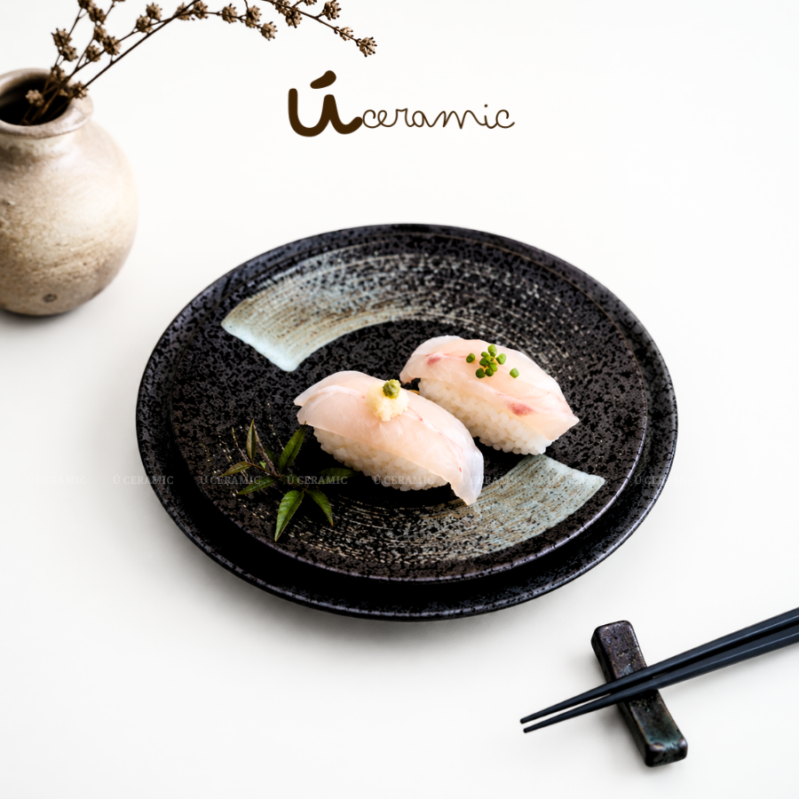 Dĩa Tròn Đen Vệt Cọ UC04VC UC01VC UC28VC UC97VC UC66VC UC67VC (2)