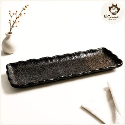 Dĩa Chữ Nhật Đựng Sushi Roll