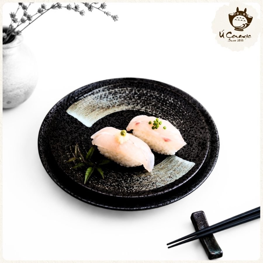 Dĩa Tròn Đen Vệt Cọ UC04VC UC01VC UC28VC UC97VC UC66VC UC67VC (2)