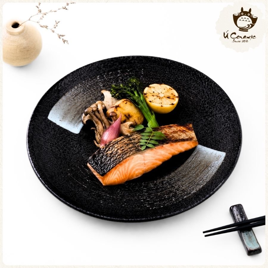 Dĩa Tròn Đen Vệt Cọ UC04VC UC01VC UC28VC UC97VC UC66VC UC67VC (3)